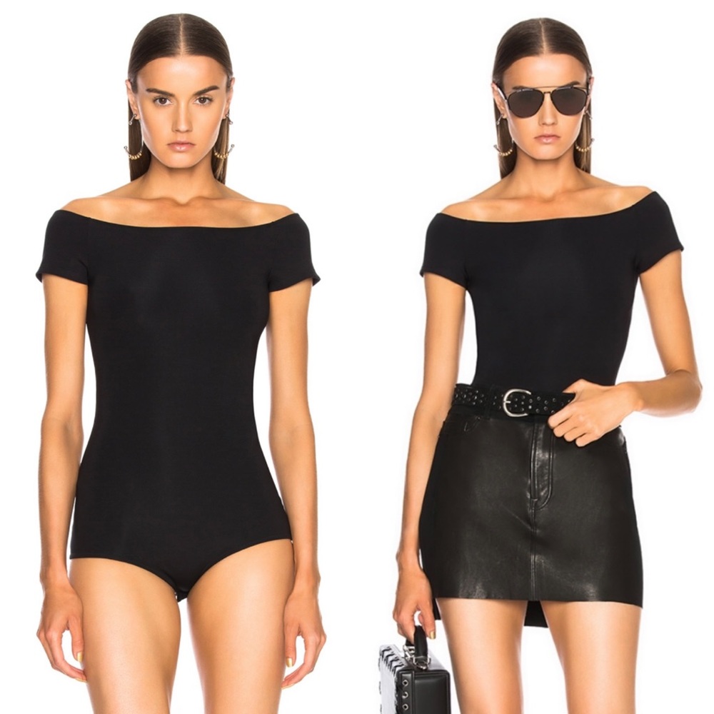 REVOLVE Helmet Lang Off the Shoulder Bodysuit